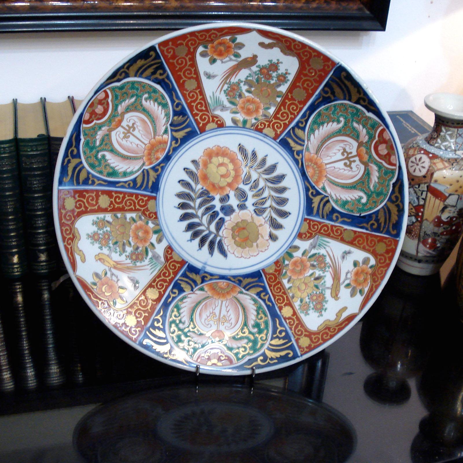 Antique Japanese Porcelain Imari Plate In Good Condition In Bochum, NRW