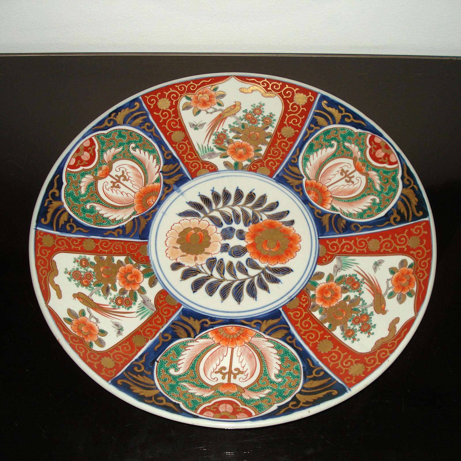 Antique Japanese Porcelain Imari Plate 4