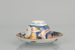 Antique Japanese Porcelain Tea Cup & Saucer Imari Edo Period, 18th Century