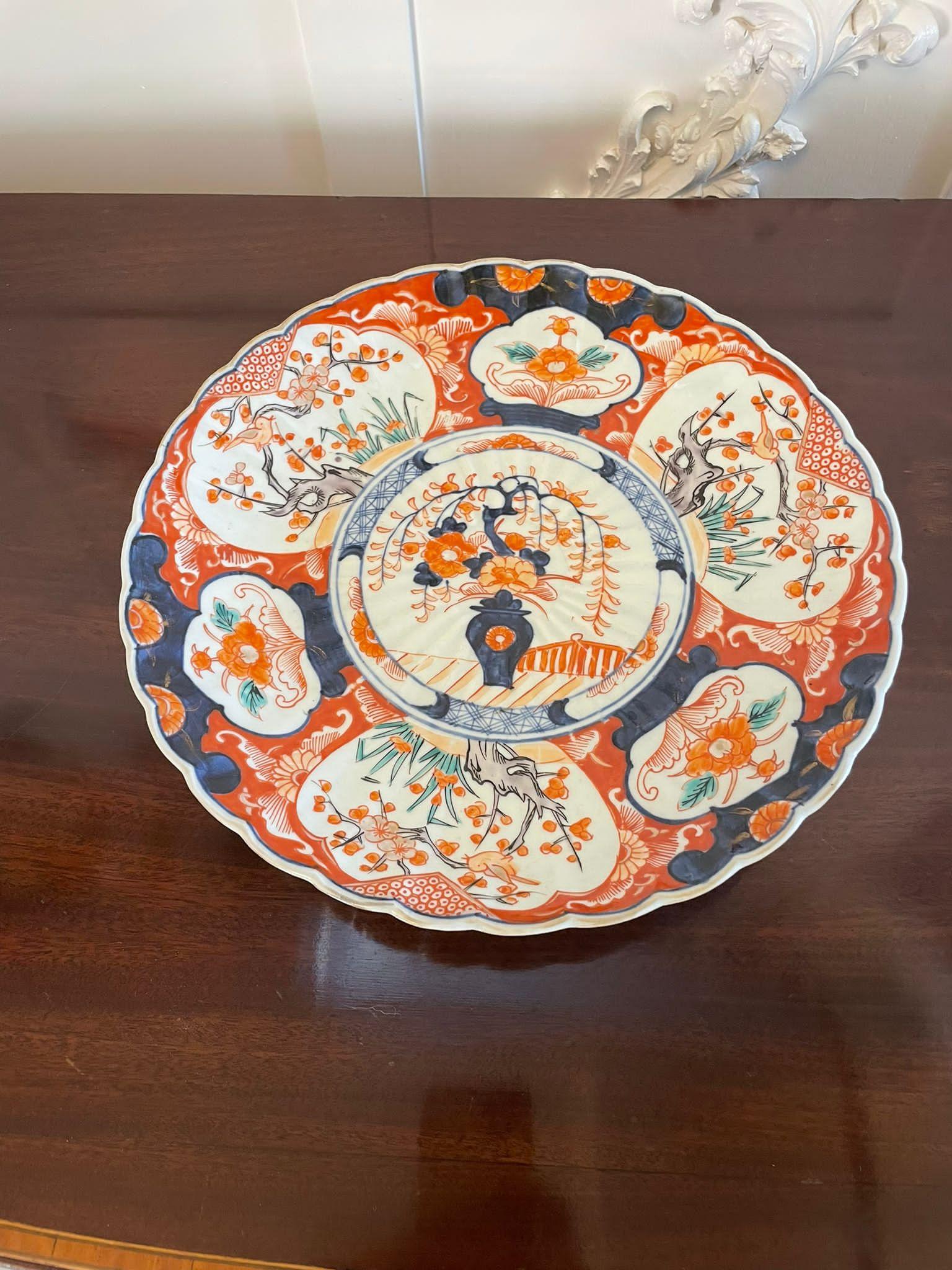 Antique Japanese Quality Imari Plate 5