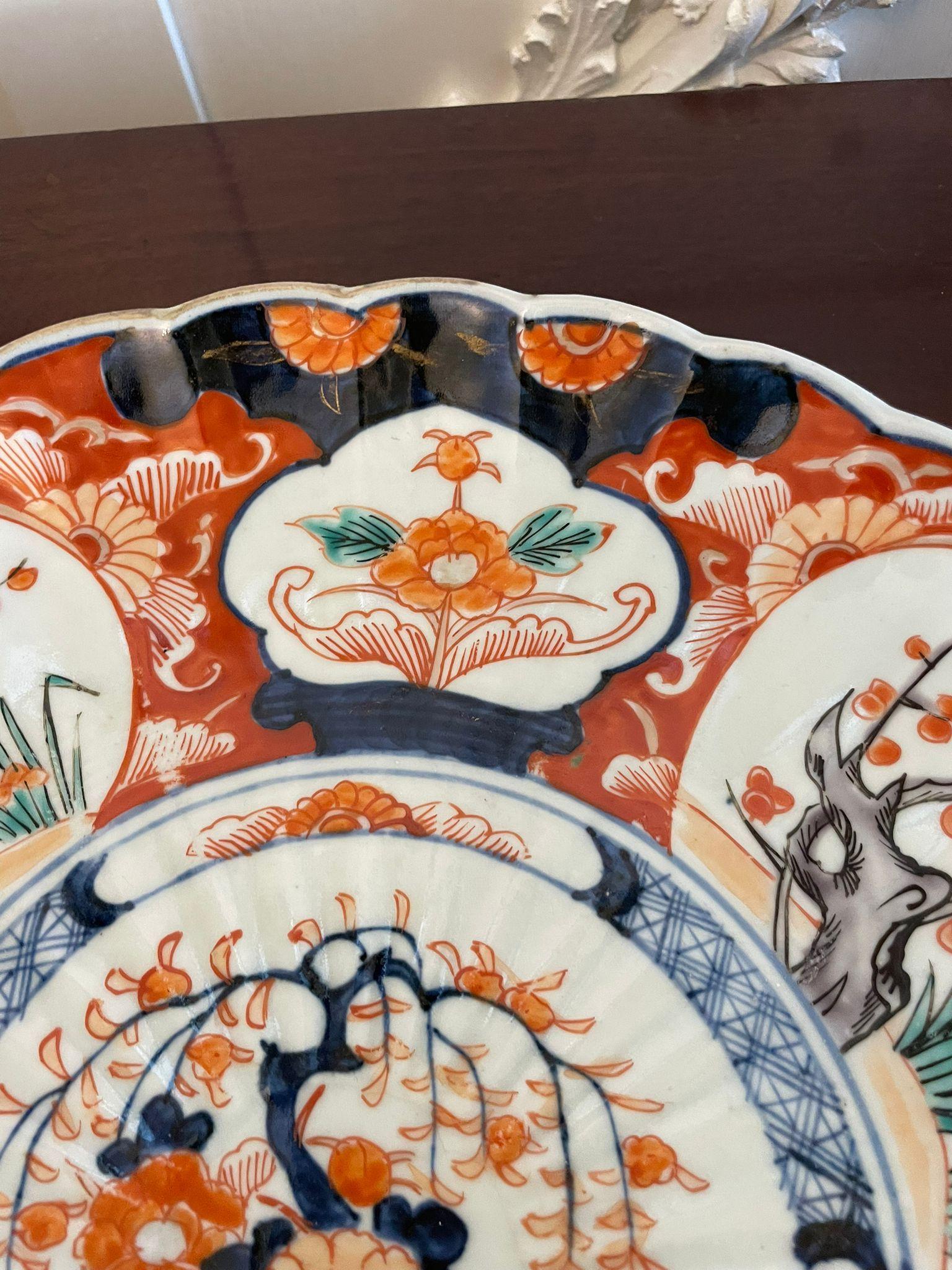 Ceramic Antique Japanese Quality Imari Plate