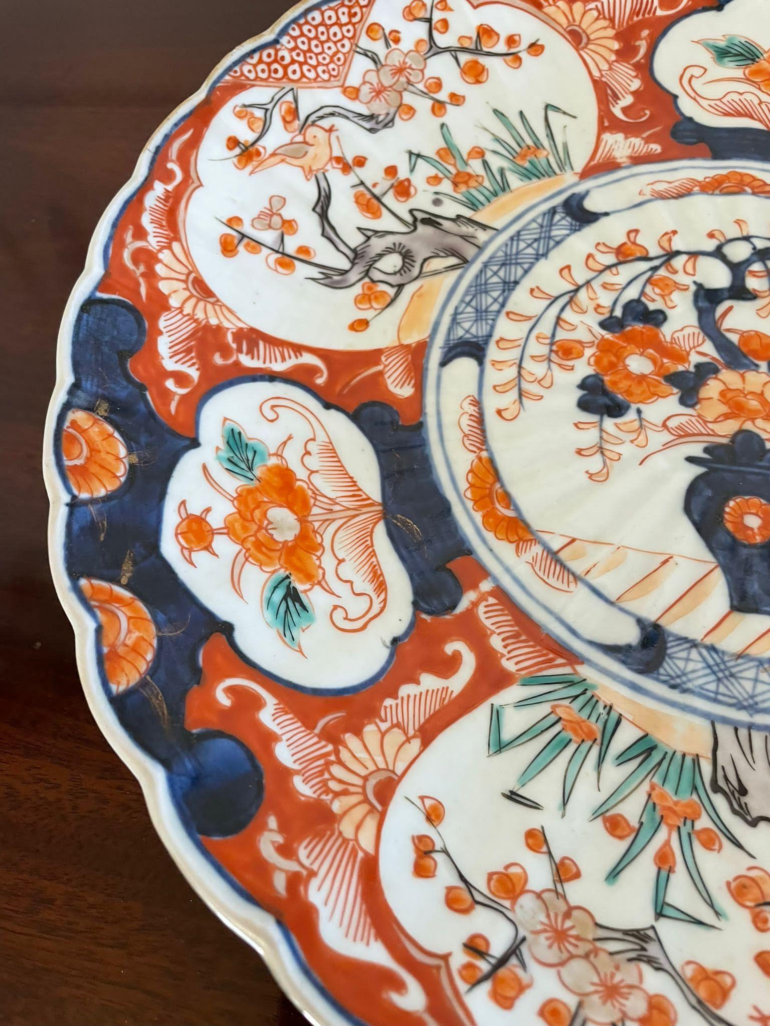 Antique Japanese Quality Imari Plate 2