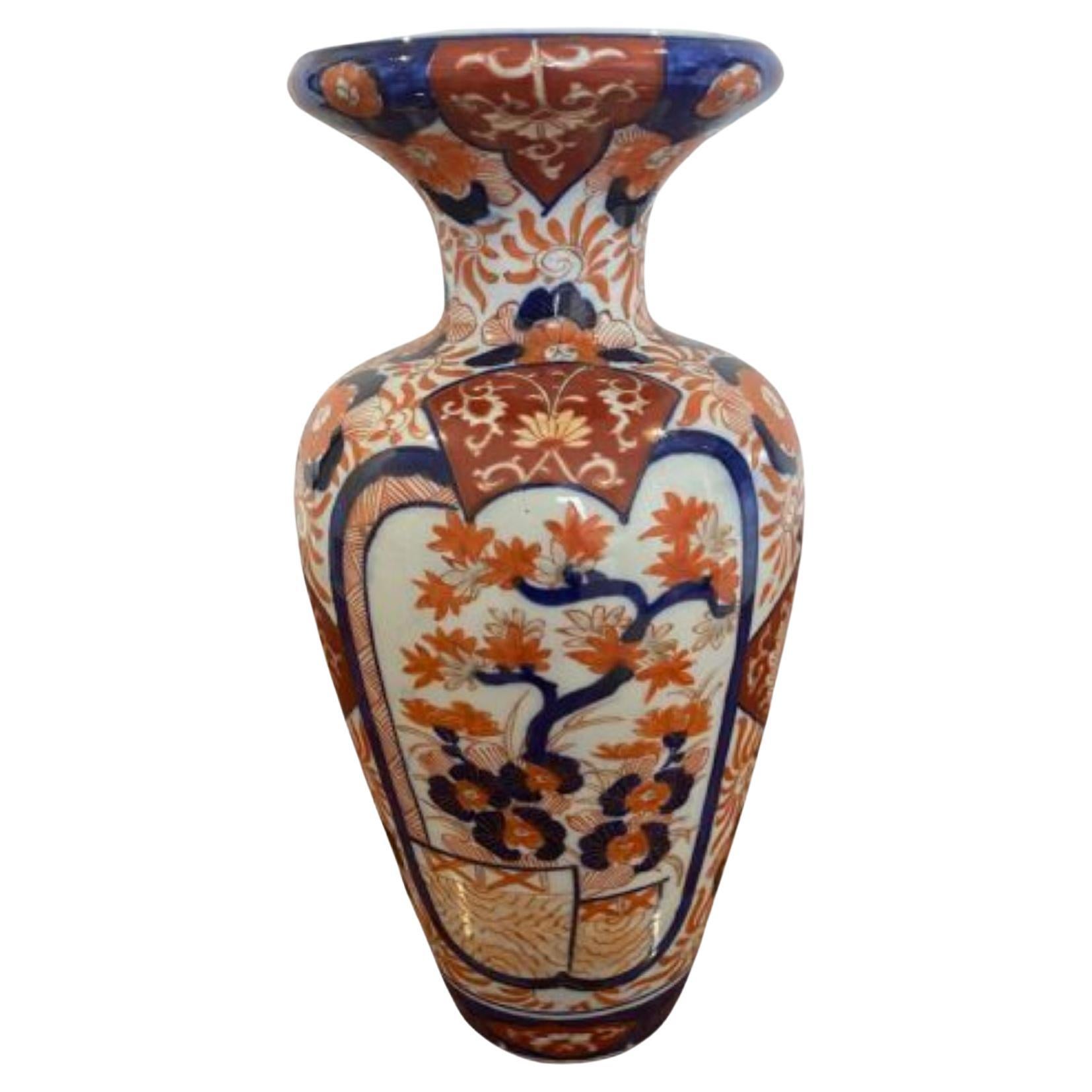 Antique Japanese Quality Imari Vase For Sale