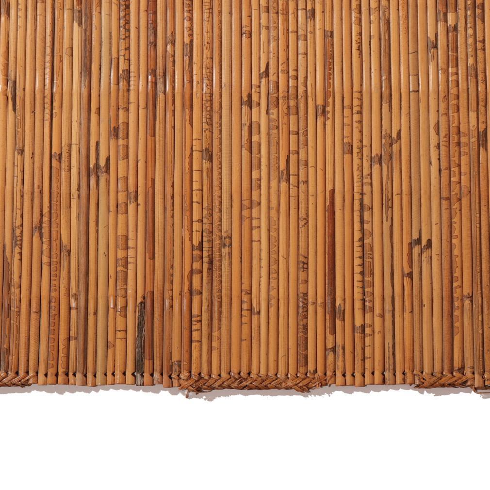 Antique Japanese Rattan Mat In Fair Condition In New York, NY