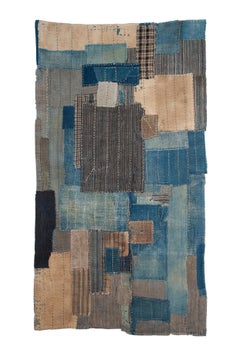 Antique Japanese Recycled Boro Patchwork Futon Cover