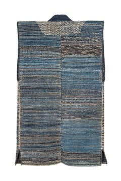 Antique Japanese Recycled Saki-Ori Farmer’s Vest