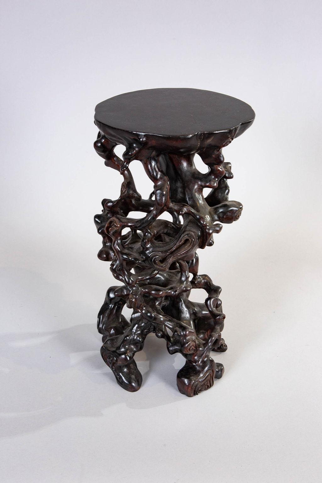Meiji Antique Japanese Root Stand