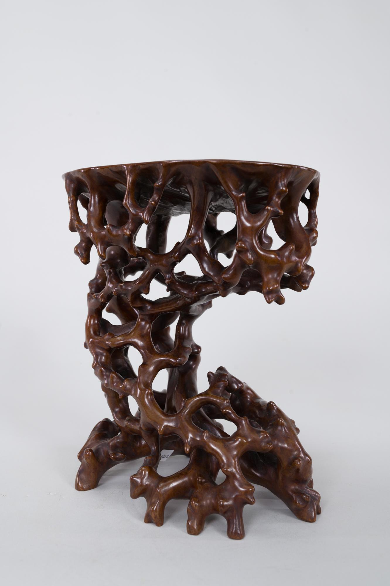 Meiji Antique Japanese Root Stand For Sale