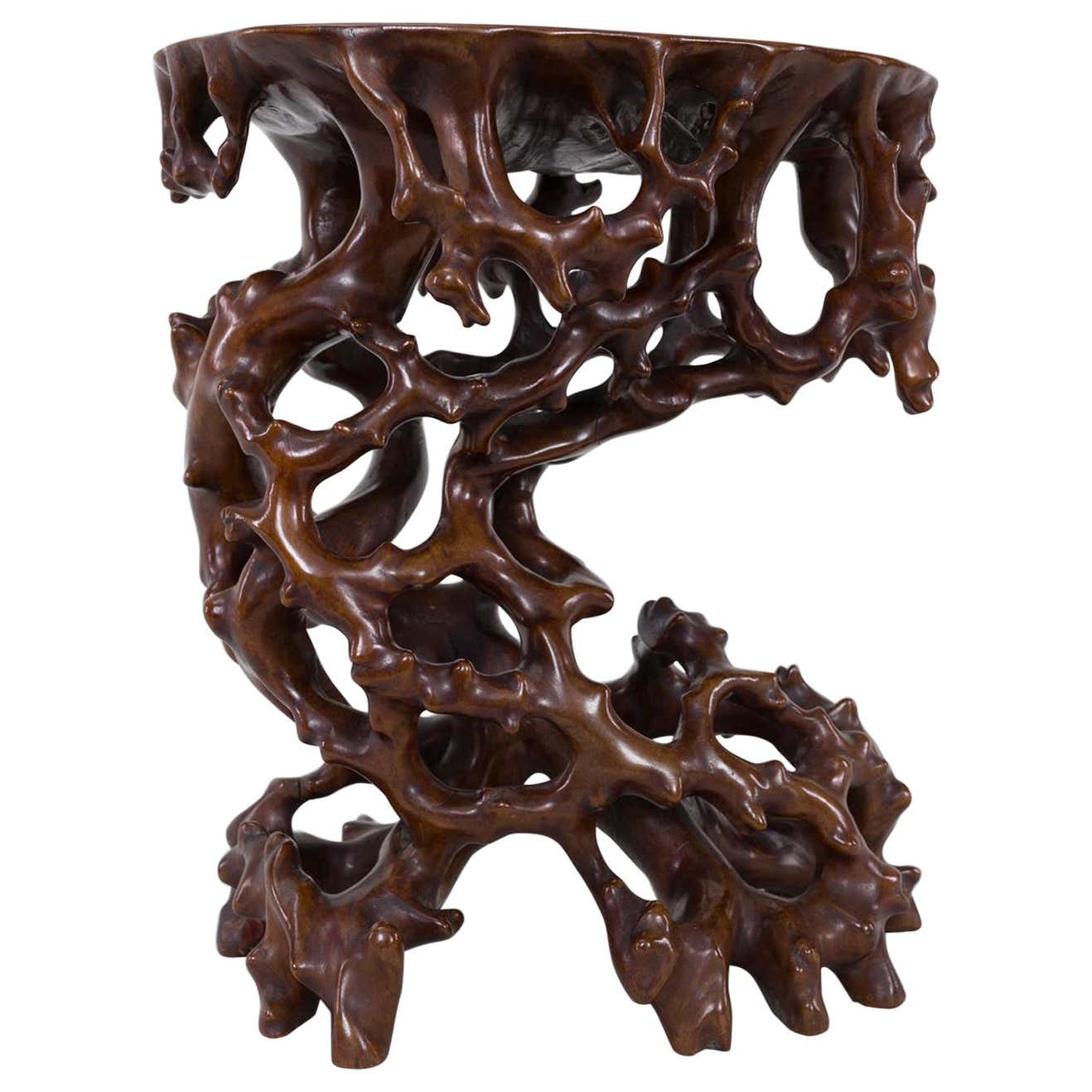 Antique Japanese Root Stand For Sale at 1stDibs