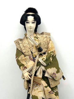 Antique Japanese Samurai Doll 1980s