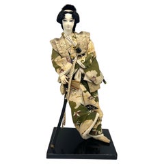 Used Japanese Samurai Doll 1980s