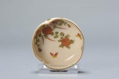 Antique Japanese Satsuma Brushwasher with Mark Japan, 19th Century