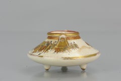 Antique Japanese Satsuma High Quality Vase Figural Scene, 19 Century