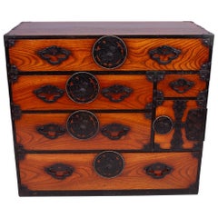 Antique Japanese Sendai Tansu