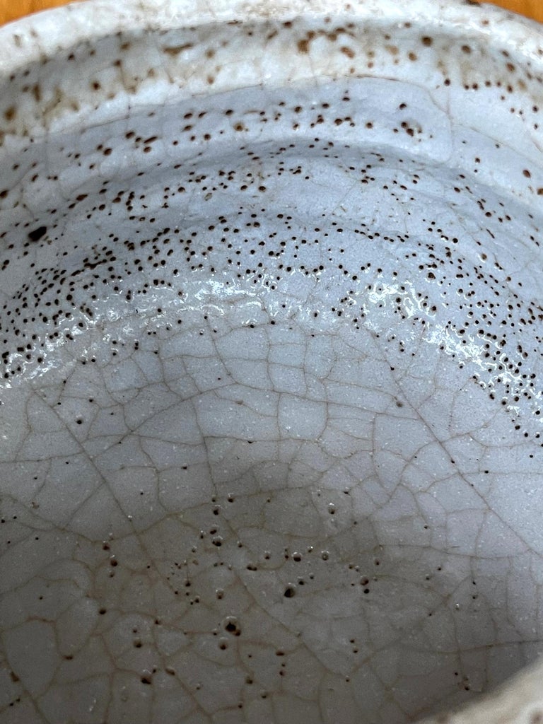 Antique Japanese Shino Ware Chawan Tea Bowl For Sale at 1stDibs