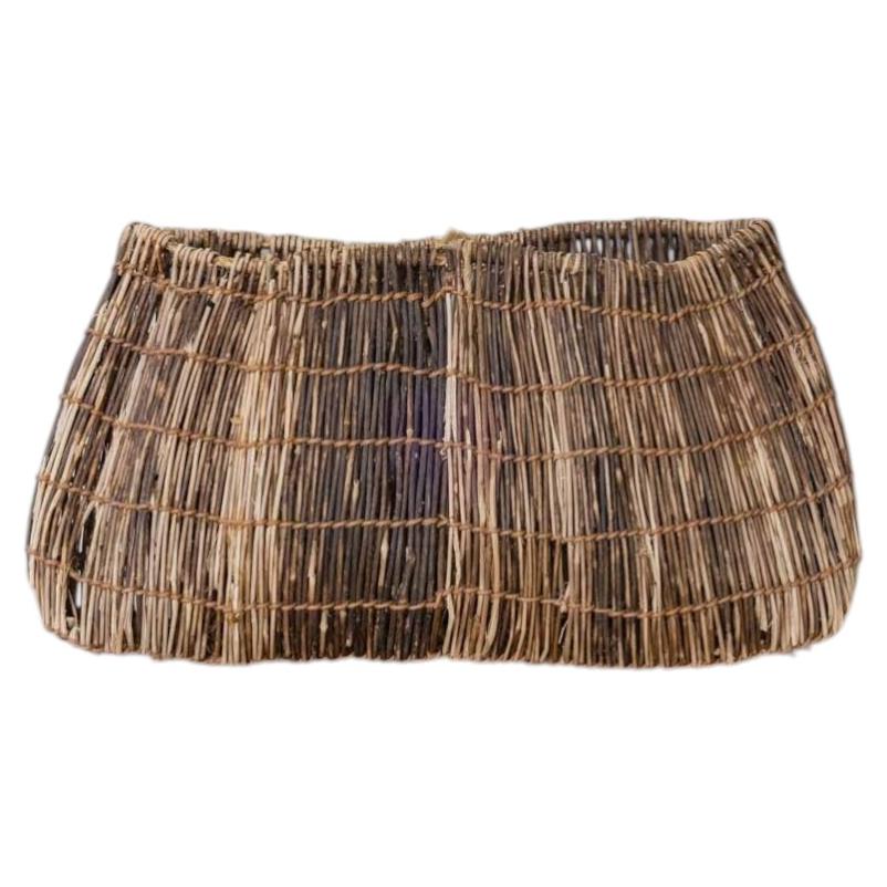 Antique Japanese Shoi Kago Basket, Early 20th Century