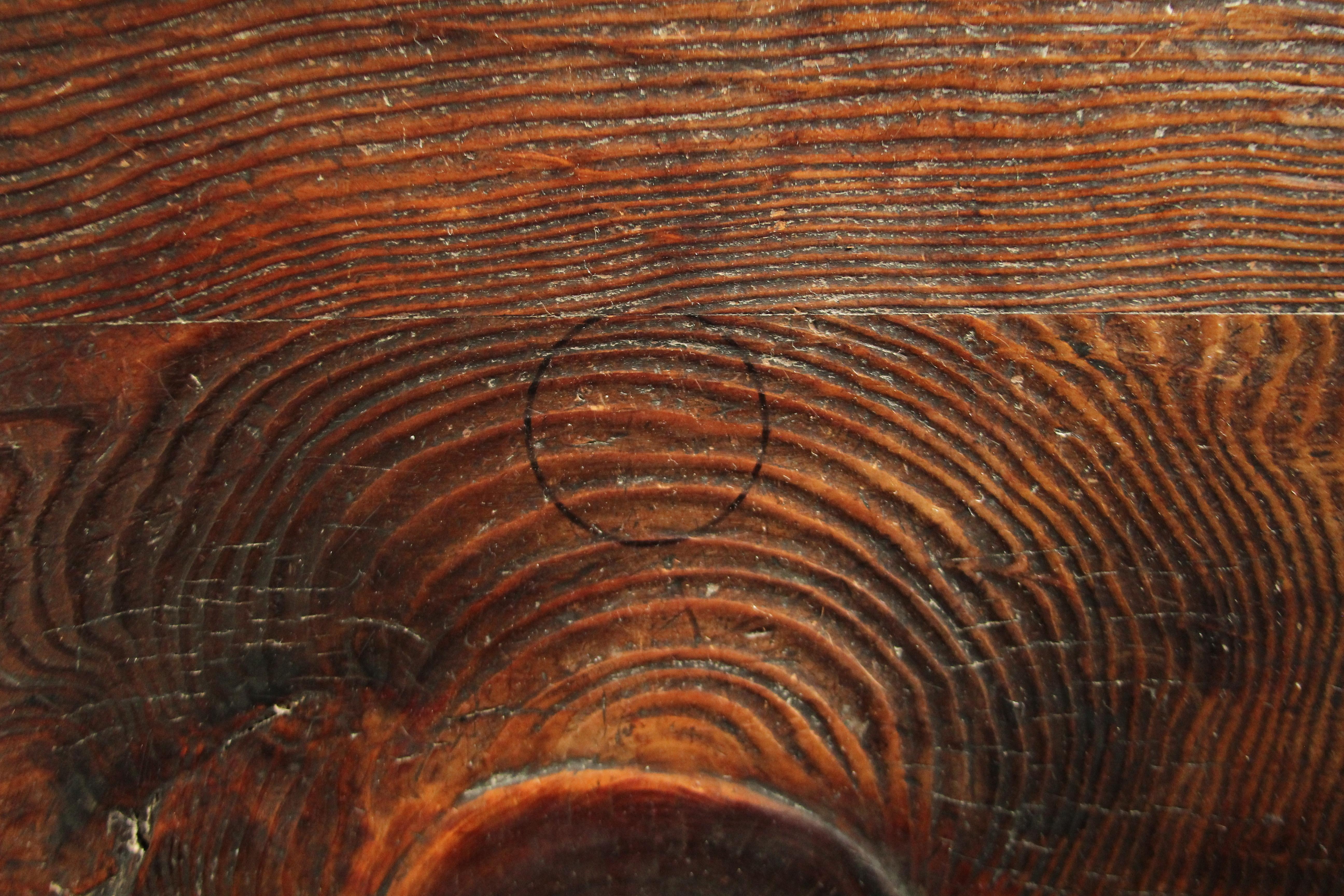 Table basse japonaise ancienne Shou Sugi Ban en cèdre, 19ème siècle   en vente 5