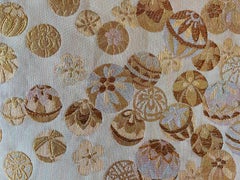 Antique Japanese Silk Kimono Belt 1970s/ Table Runner