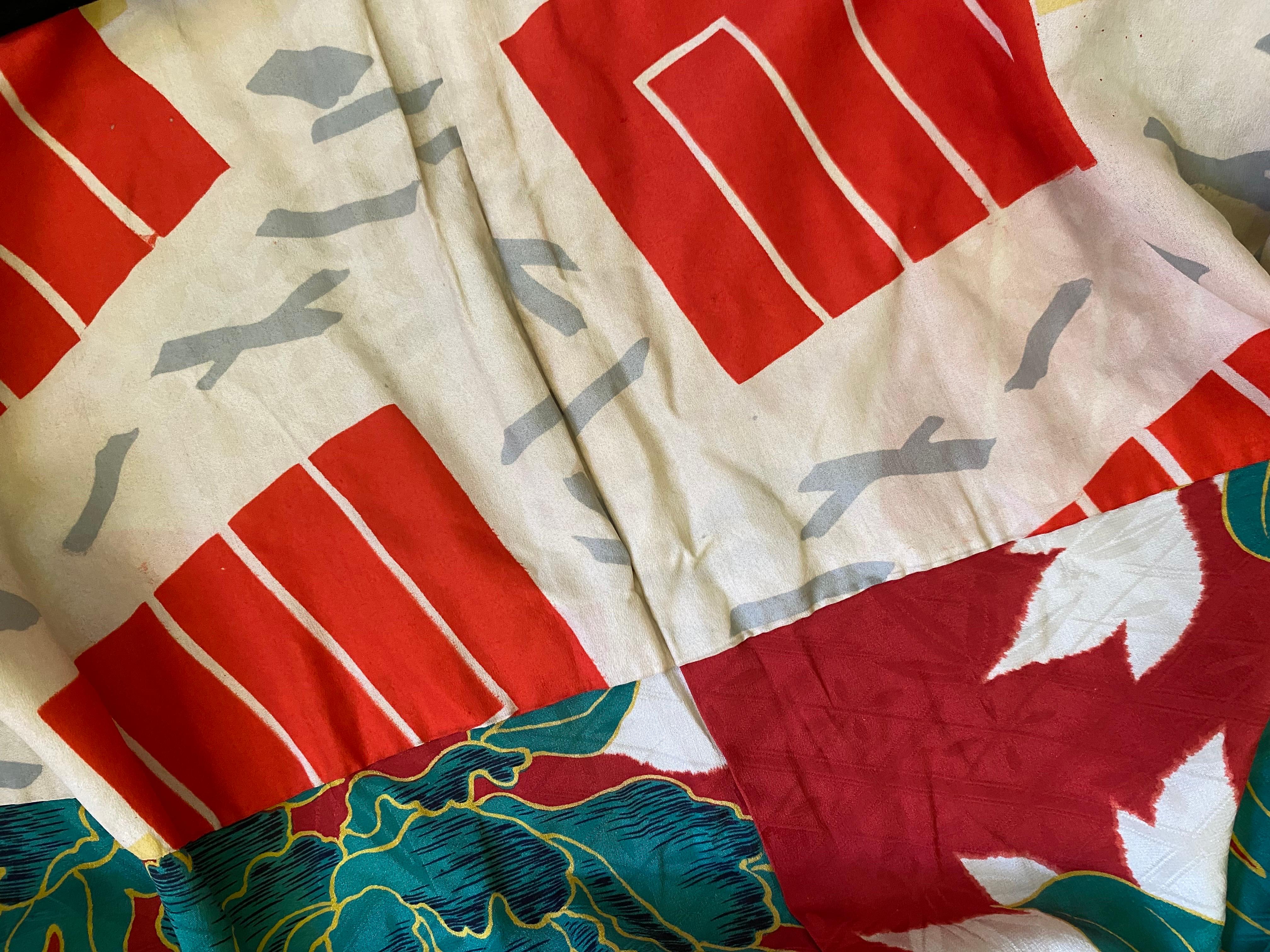 Antique Japanese Silk Kimono For Sale 1