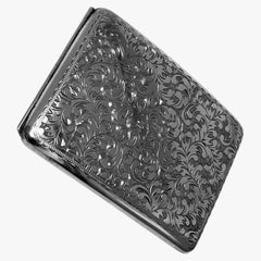 Antique Japanese Sterling Silver Cigarette Case C.1910
