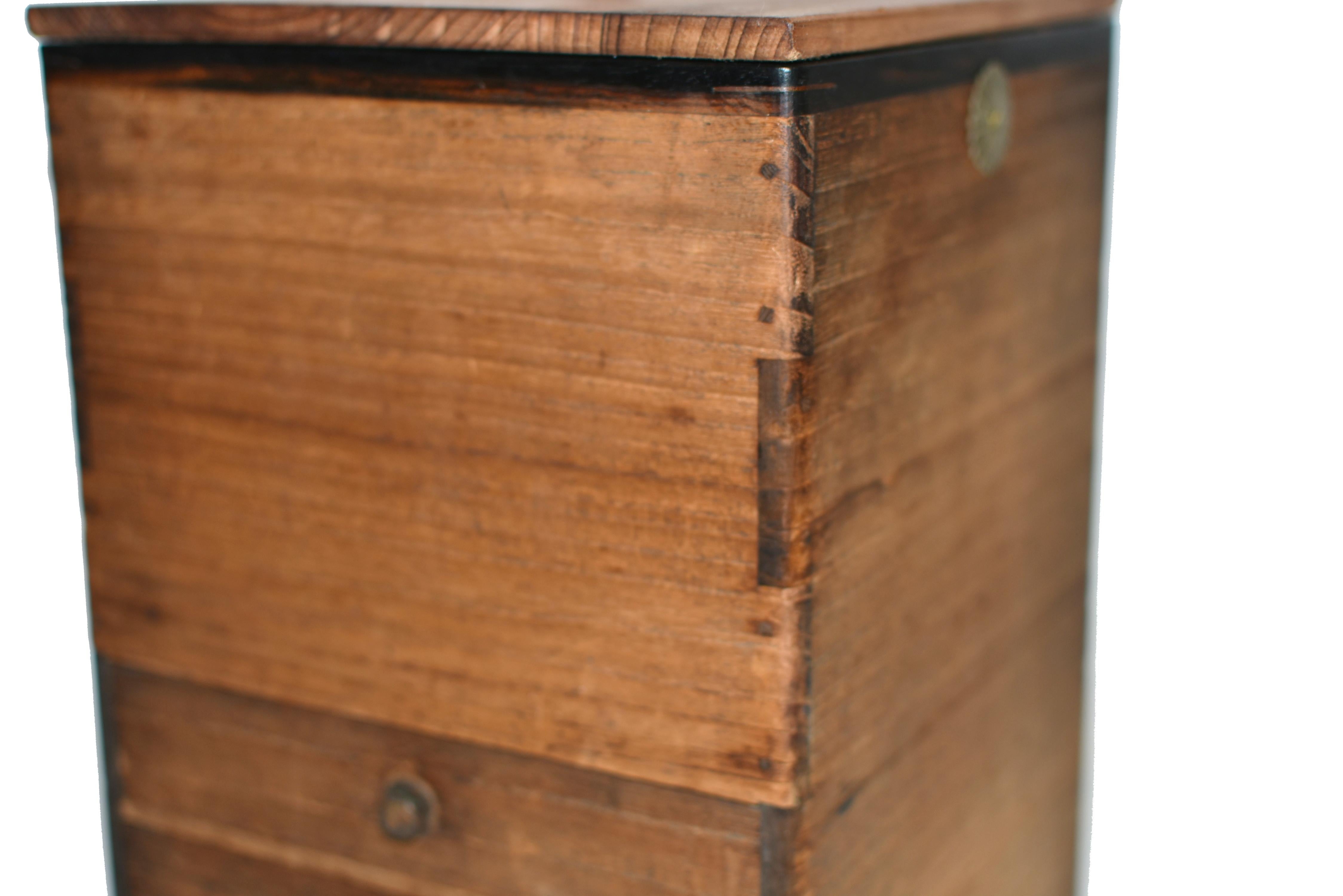 Antique Japanese Storage Box For Sale 1