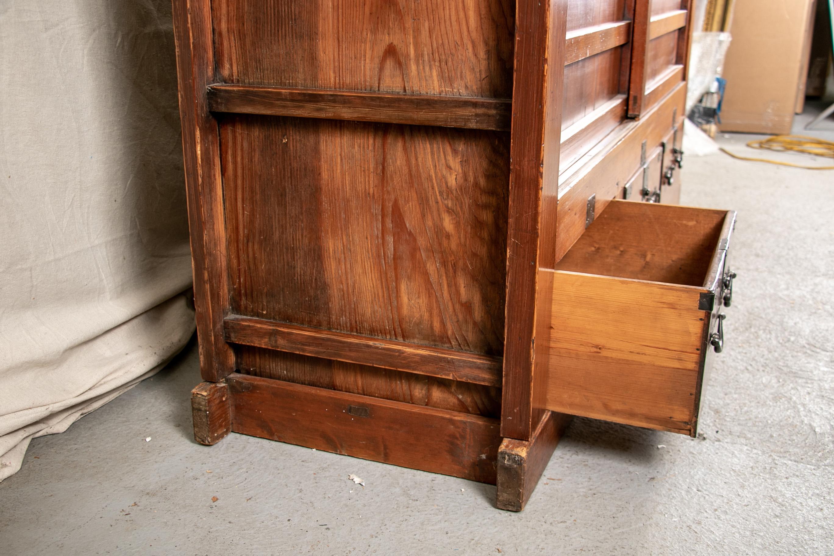 Antique Japanese Storage Chest 10