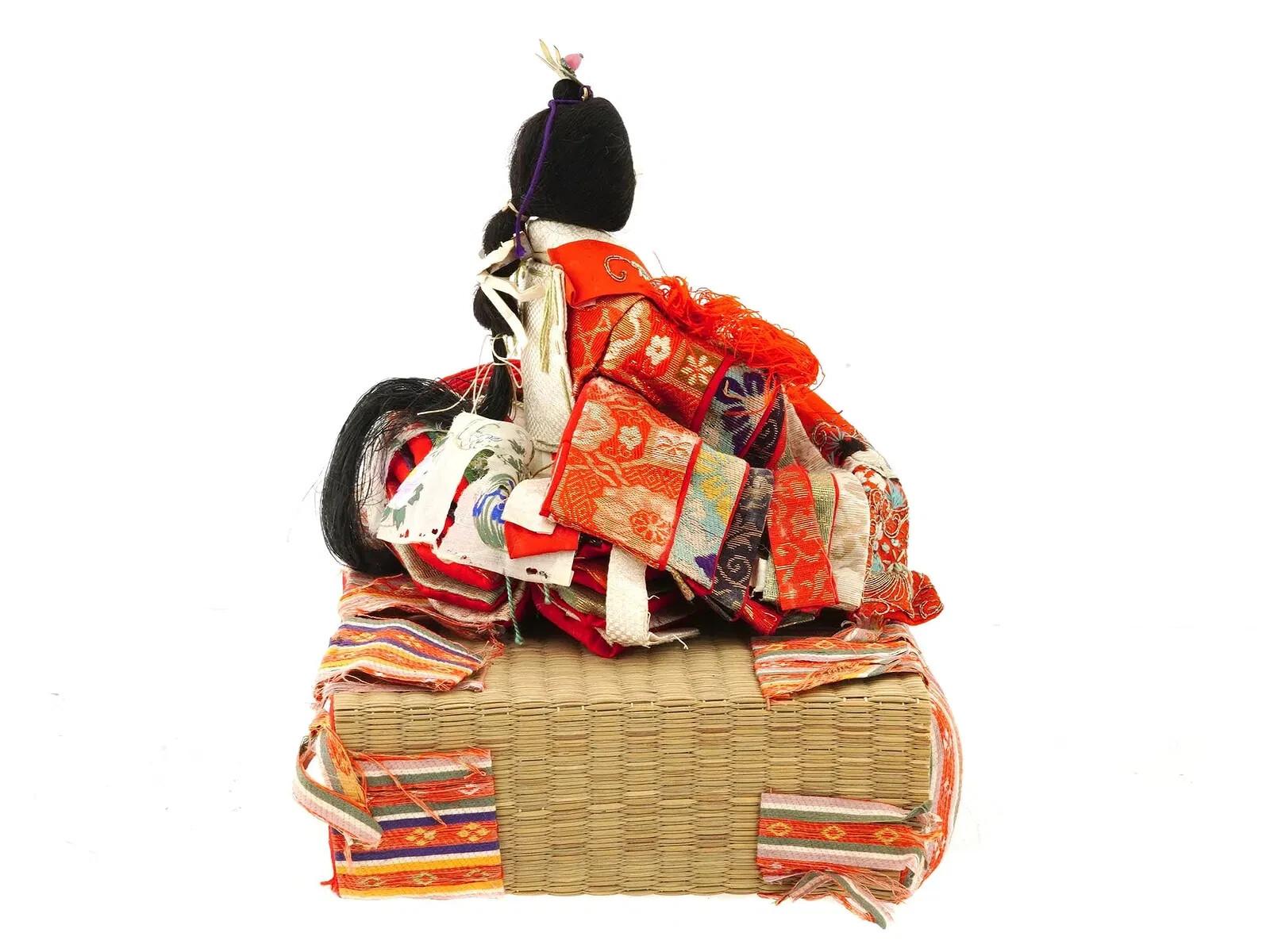 Meiji Poupée japonaise ancienne de la période Taisho Hinamatsuri en vente
