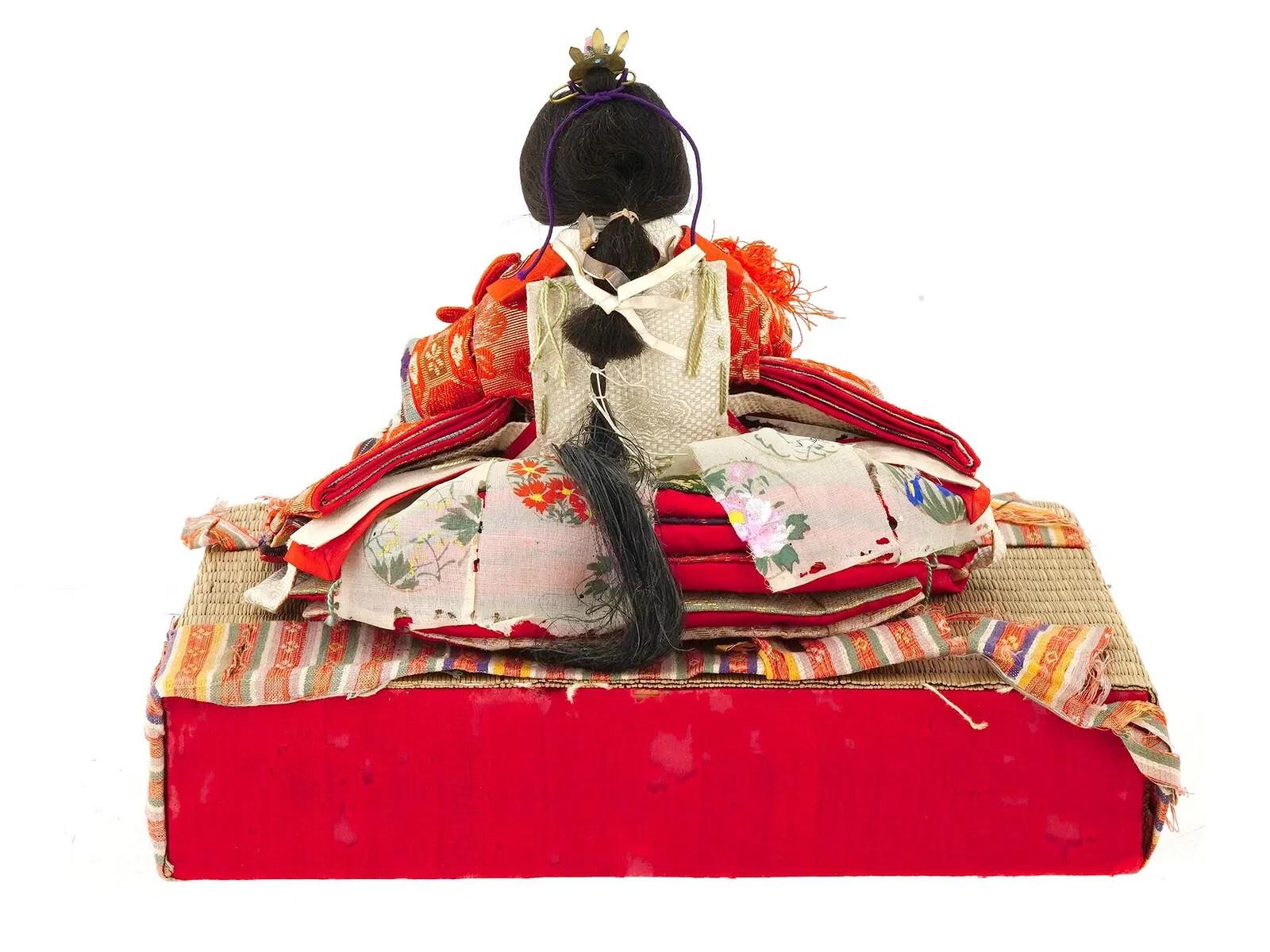 Japonais Poupée japonaise ancienne de la période Taisho Hinamatsuri en vente