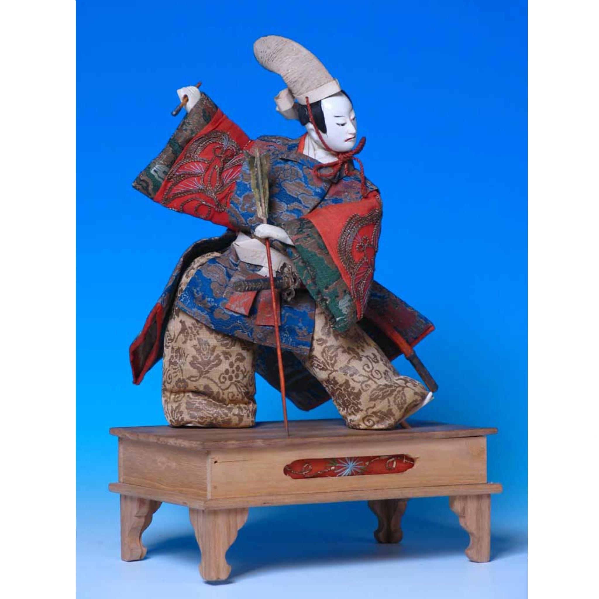 Hand-Crafted Antique Japanese Takeda Ningyo For Sale