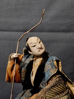 Antike japanische Takedo-Skulptur-Puppe, 19. Jahrhundert