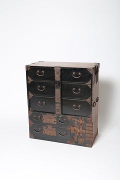 Antique Japanese Tansu Clothing Chest Bo Ishu-Dansu