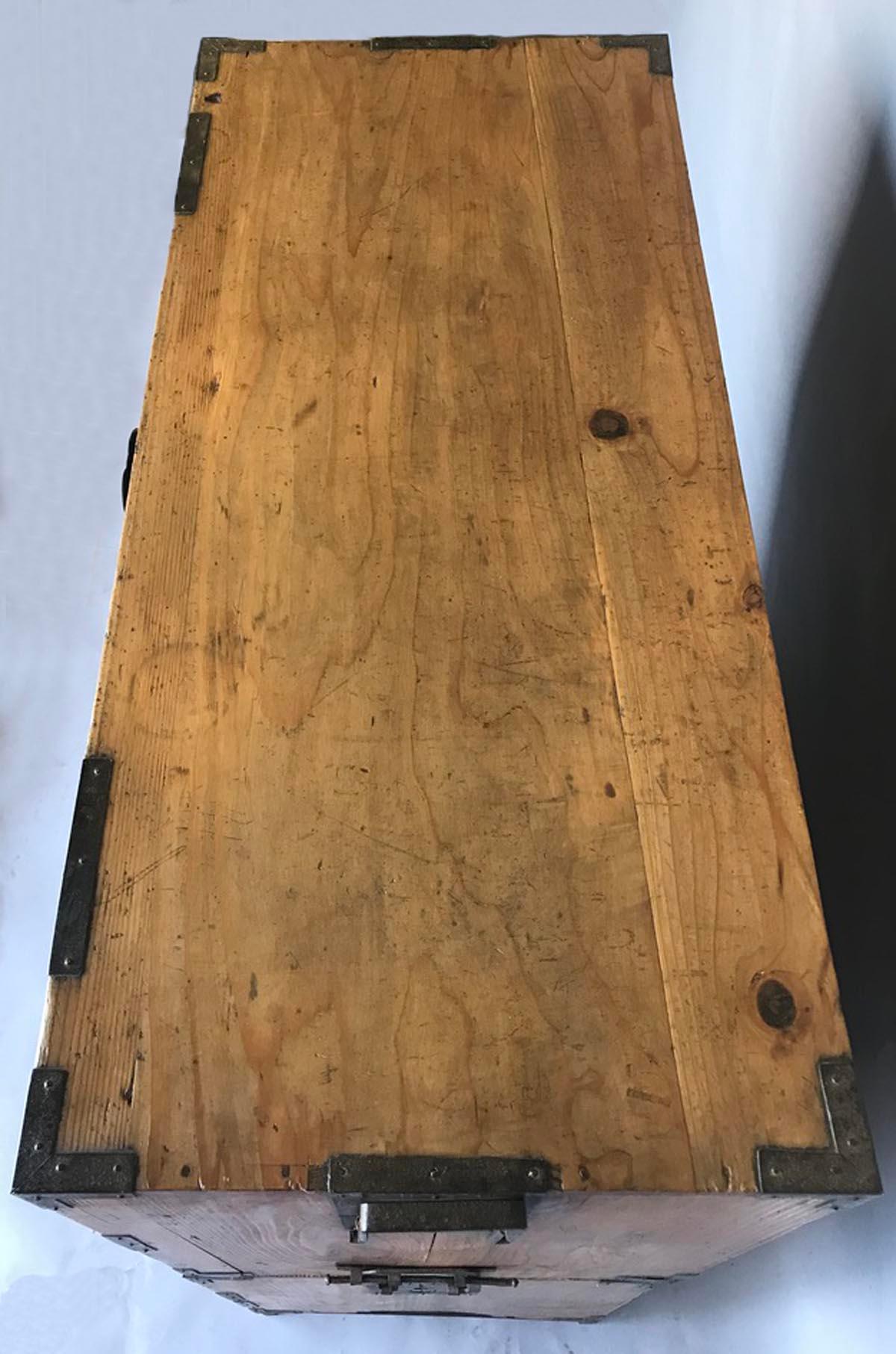 Antique Japanese Tansu on Custom Stand 6