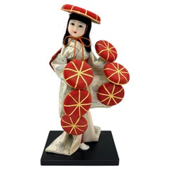 Antique Japanese Temari Dance Doll 1990s