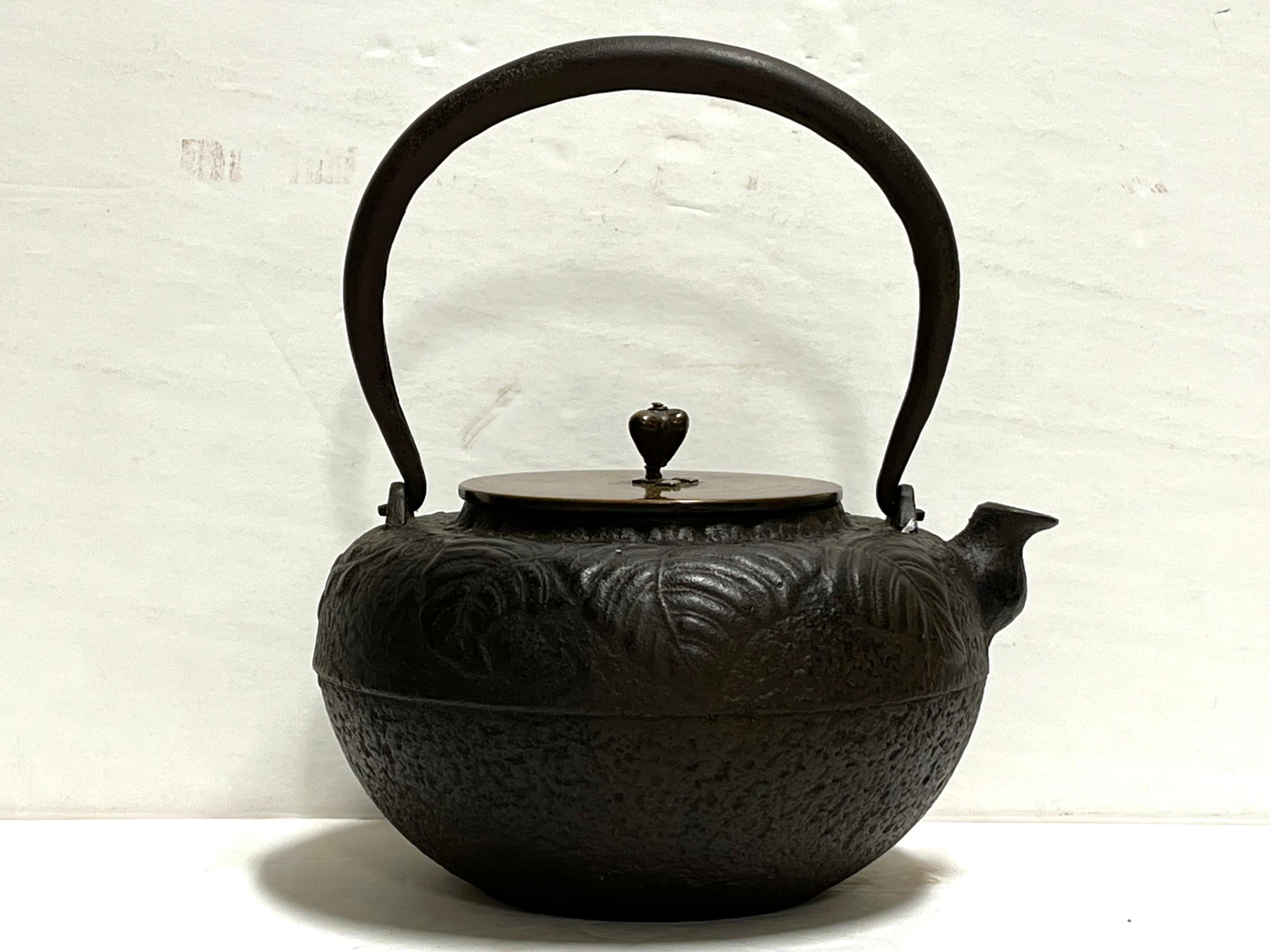 antique cast iron tea pot