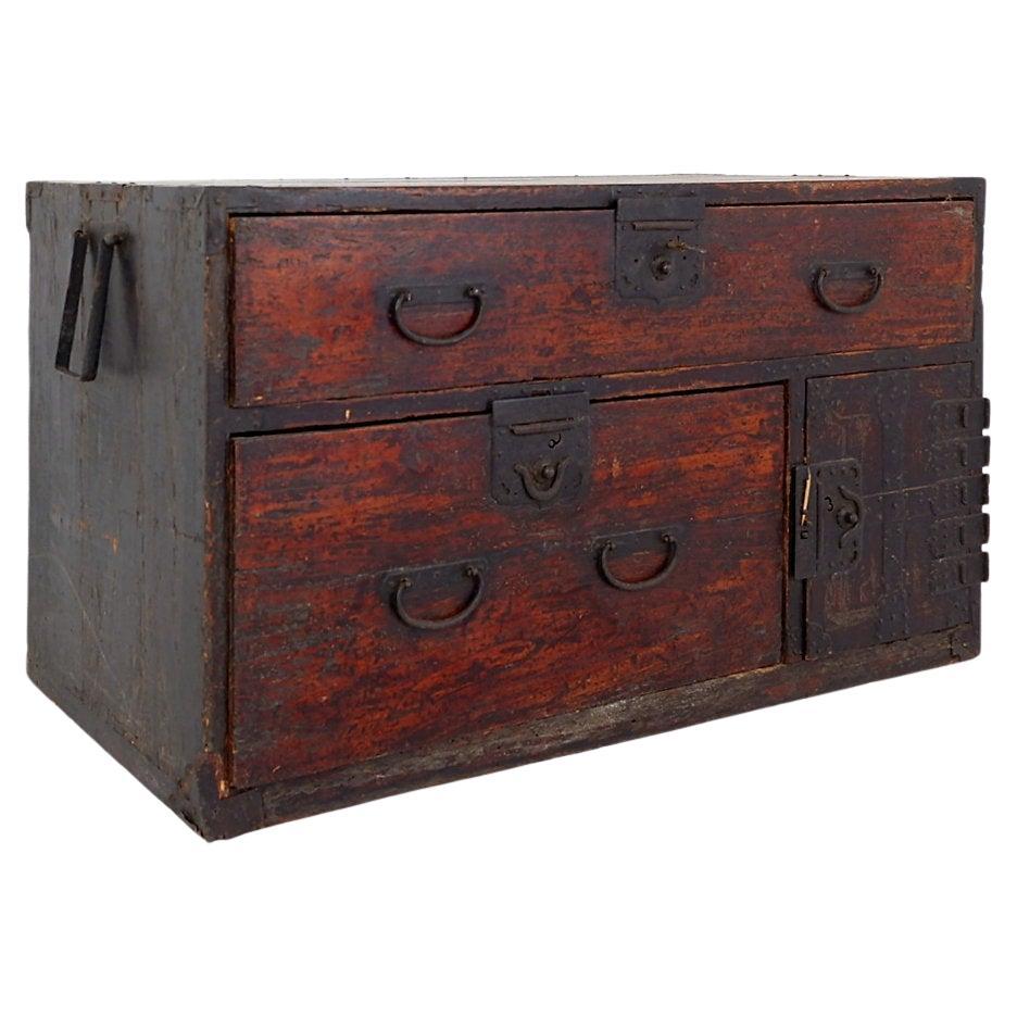 Antique japonais todana tansu - 19e