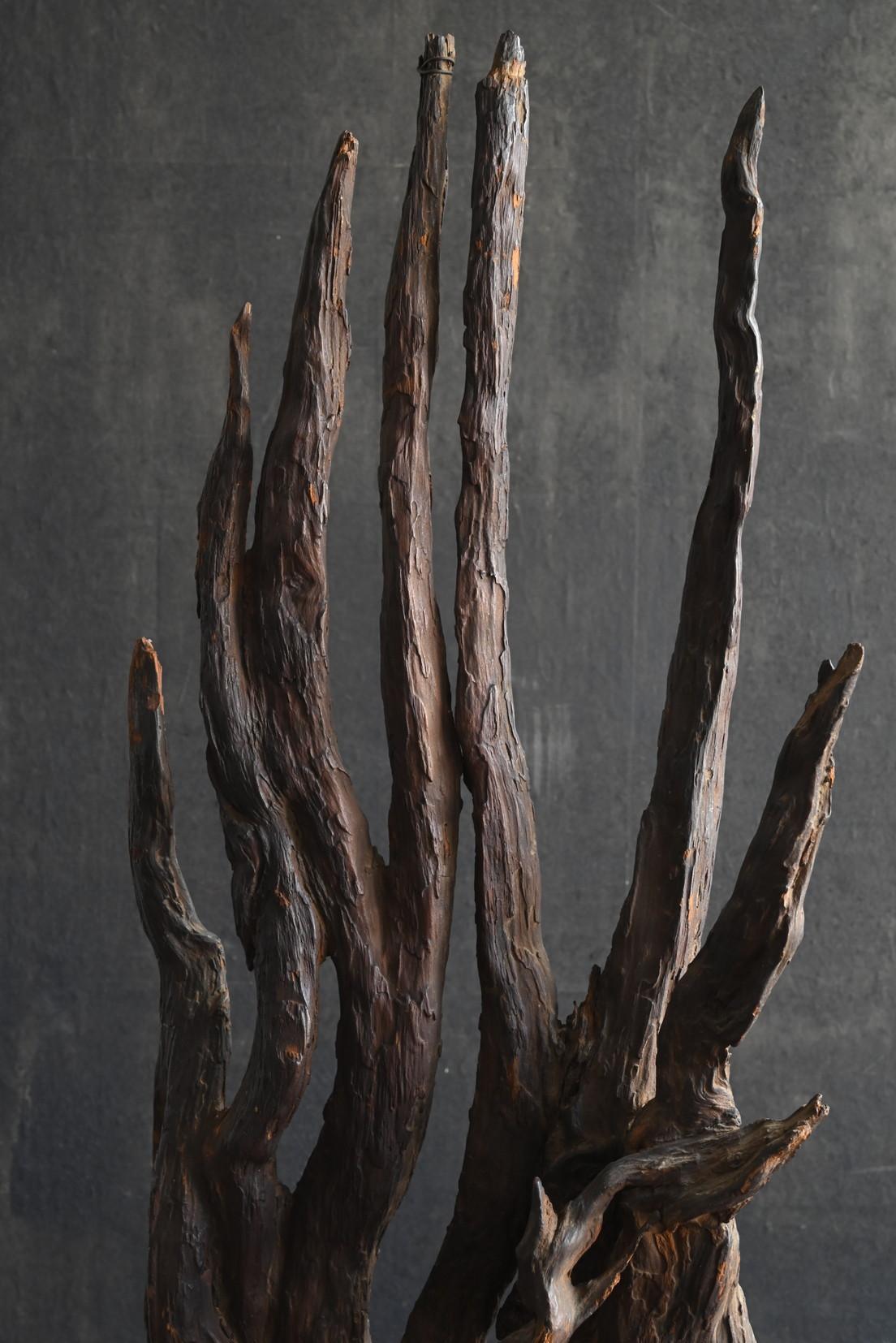 Antico oggetto giapponese a forma di radice d'albero / 1868-1920 / ornamento Wabi-sabi in vendita 4