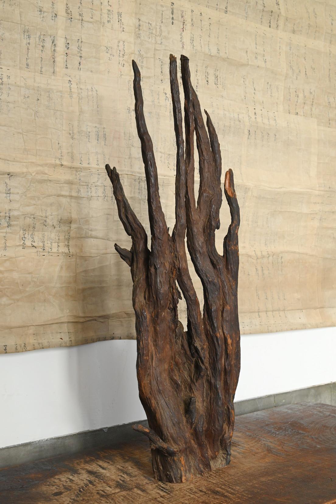 Antico oggetto giapponese a forma di radice d'albero / 1868-1920 / ornamento Wabi-sabi in vendita 12