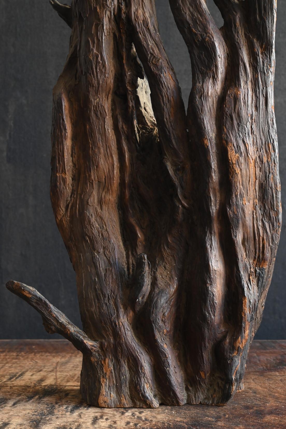 Falegnameria Antico oggetto giapponese a forma di radice d'albero / 1868-1920 / ornamento Wabi-sabi in vendita