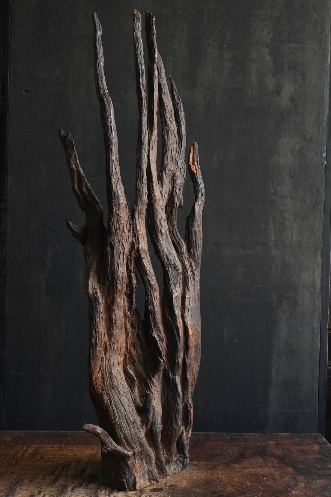 Antico oggetto giapponese a forma di radice d'albero / 1868-1920 / ornamento Wabi-sabi in vendita 1
