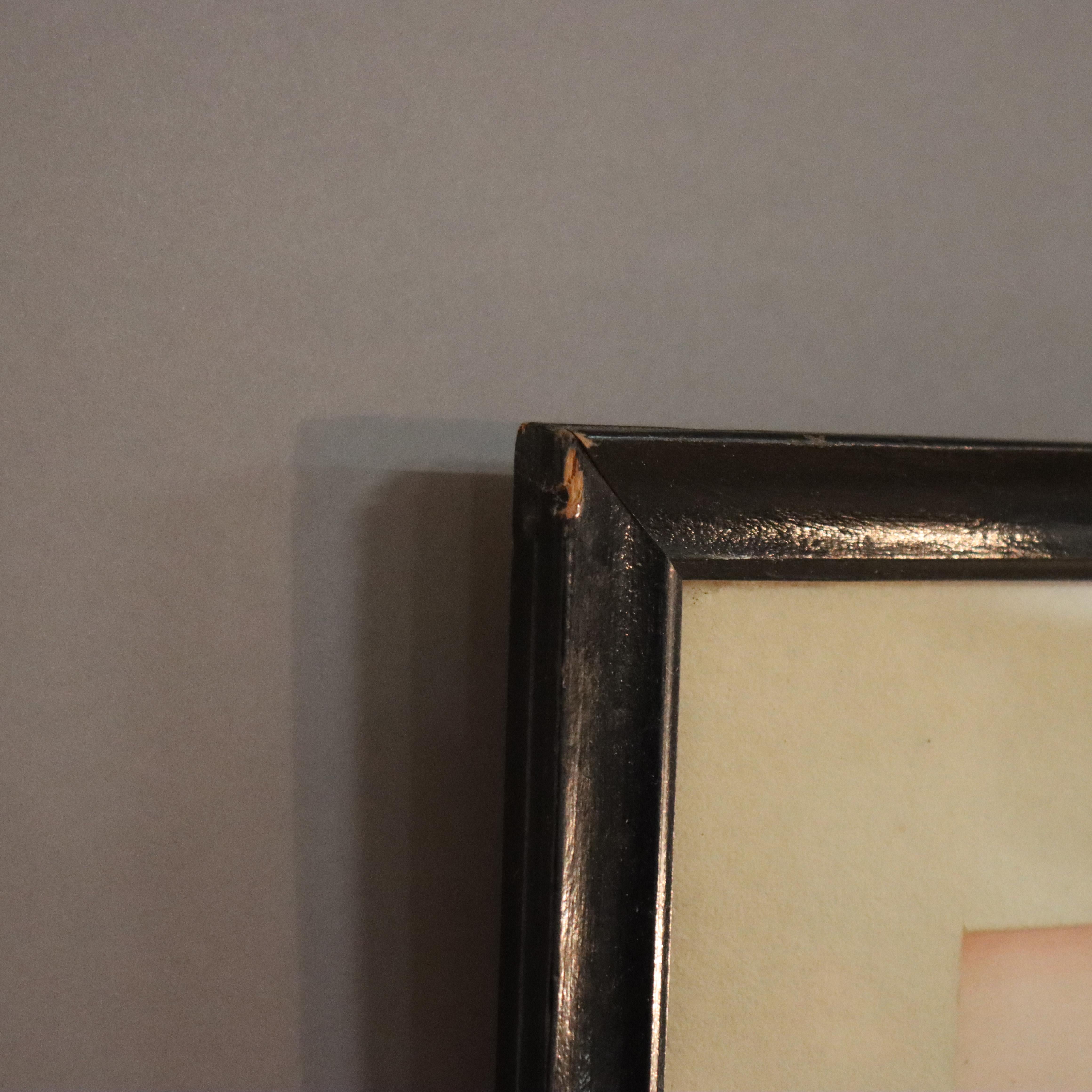 Ancienne gravure sur bois japonaise 