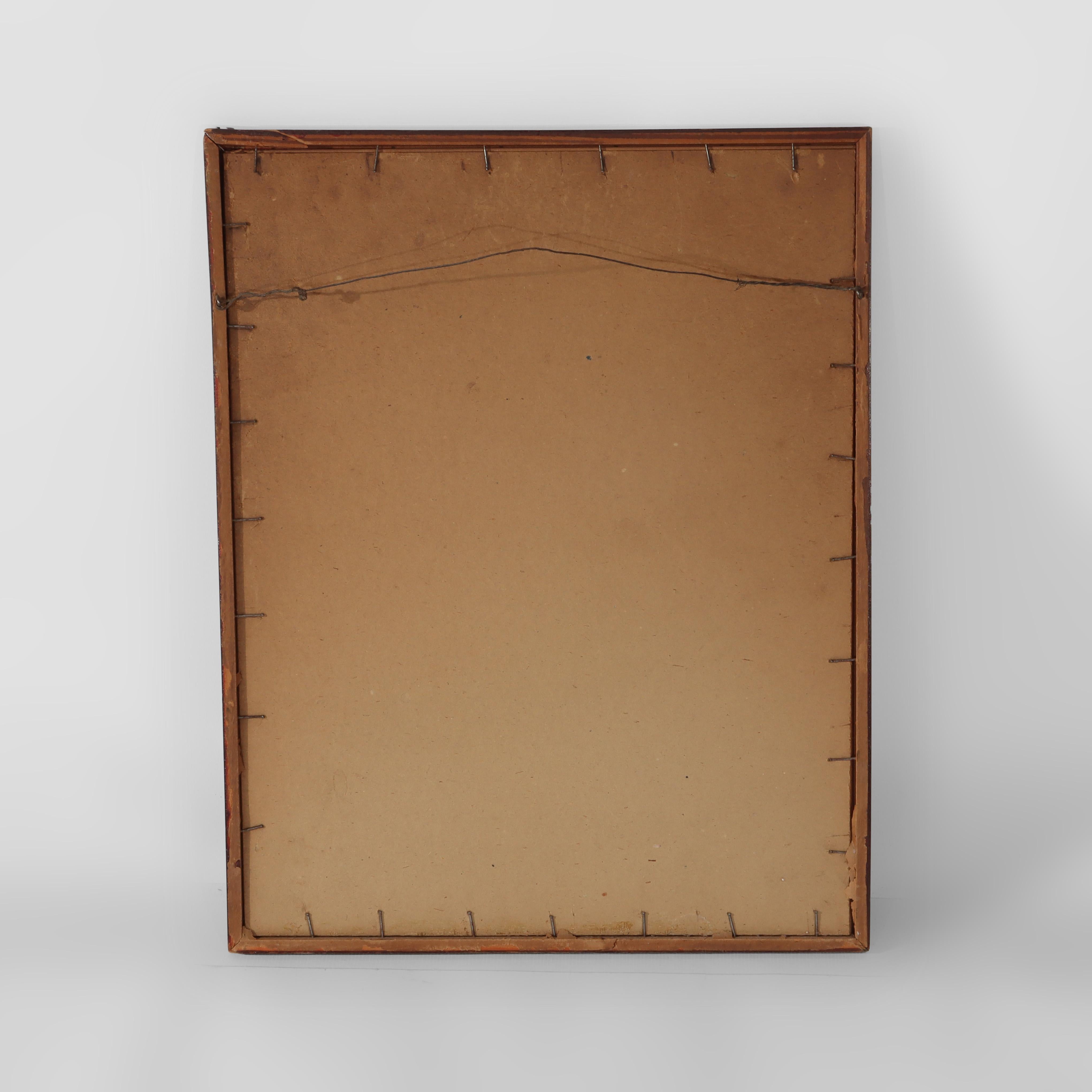 Ancienne gravure japonaise sur bois d'un acteur de Kabuki par Utagawa Kunisada 19ème siècle en vente 3