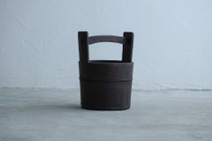 Antique Japanese Wood Bucket , Ocject, Wabi-Sabi