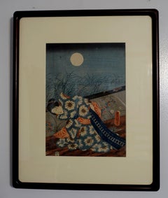 Antique Japanese Woodblock Print by Utagawa Toyokuni III (1786~1964), 三代歌川豊国