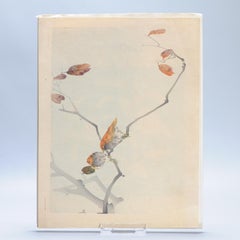 Antique Japanese Woodblock - Watanabe Seitei Shotei woodcut Birds in a Tree