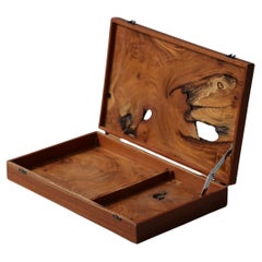 Antique Japanese wooden box , Japandi, Wabi-sabi