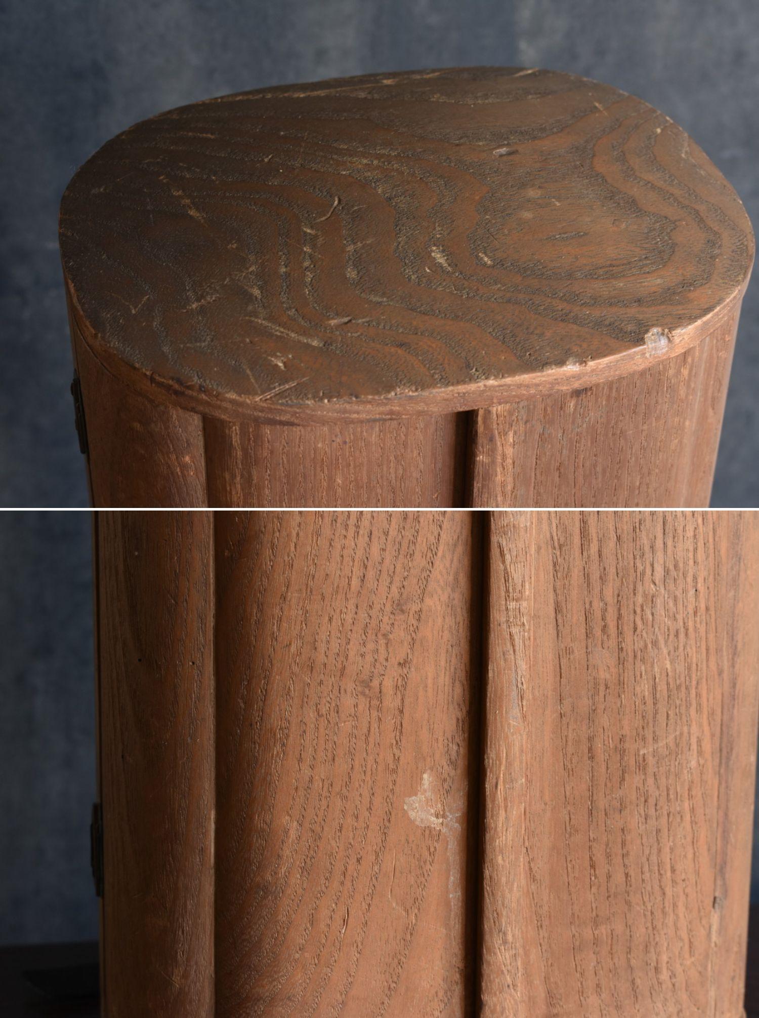 Antike japanische Holz-Buddha-Statue/Edo-Zeit/Sitzende Tathagata-Statue aus Holz im Angebot 5