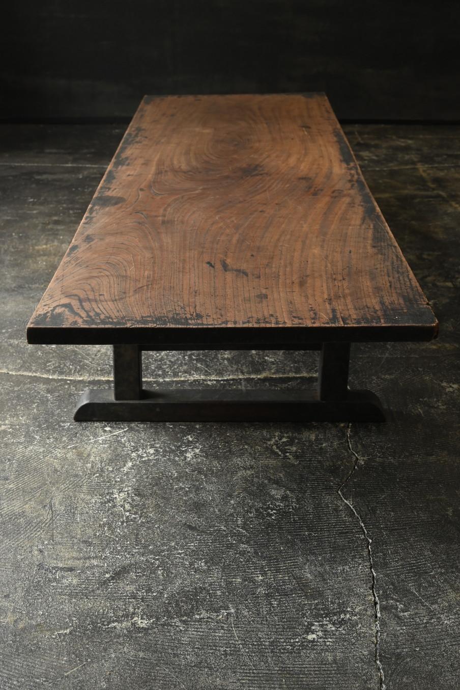 Antique Japanese wooden coffee table / 1868-1920 / sofa table / display stand For Sale 4