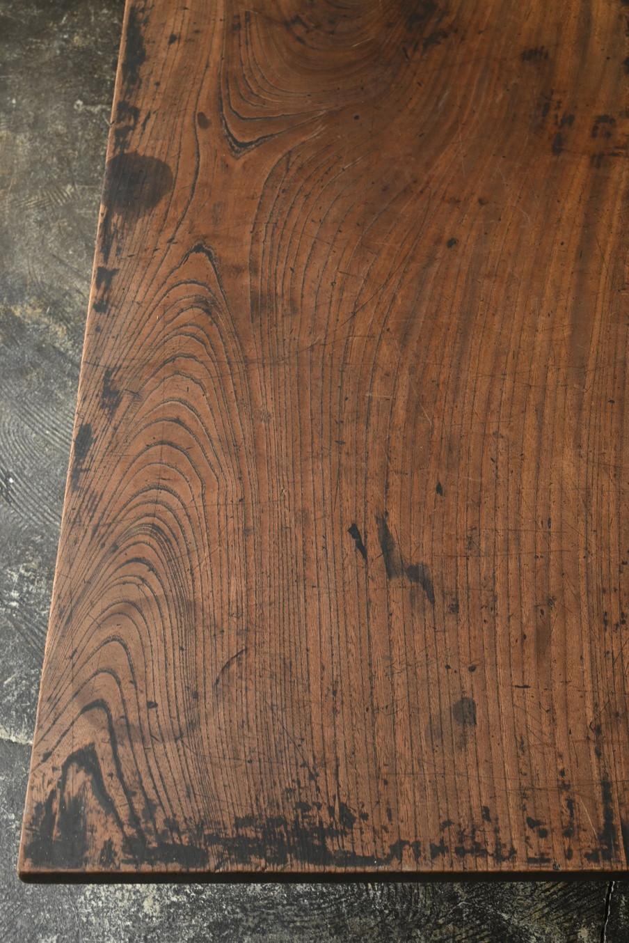 Antique Japanese wooden coffee table / 1868-1920 / sofa table / display stand For Sale 6