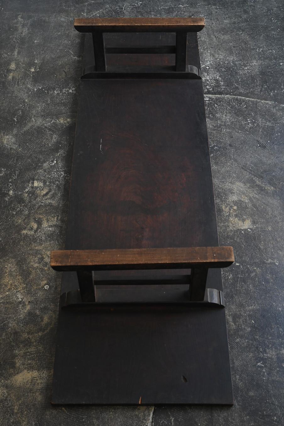 Antique Japanese wooden coffee table / 1868-1920 / sofa table / display stand For Sale 13