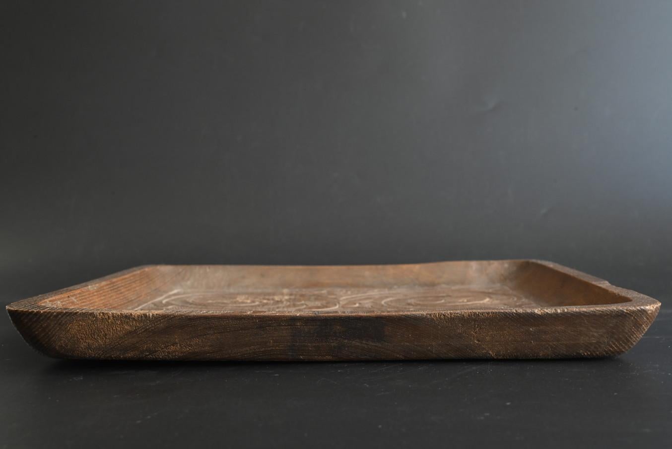 Ancien plateau japonais en bois de Hokkaido Ainu / début du 20e siècle/MINGEI en vente 7